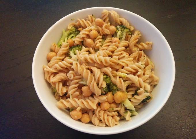 Easiest Way to Prepare Super Quick Homemade Rotini with Broccoli and Chickpeas
