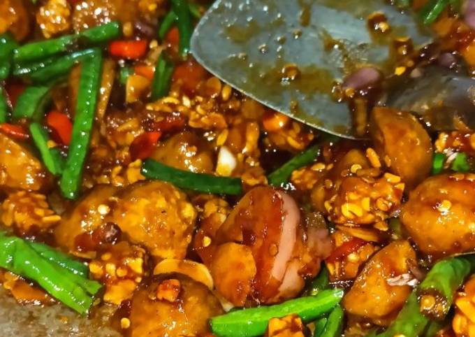 Resep Tumis Bakso Dan Tempe Pedas Manis Oleh Nia Kurniawati Cookpad