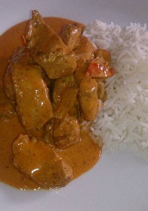 A picture of Creamy Fish Curry.