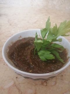صورة لوصفة سلطة حارة للسليق والكبسة وغيرها على طريقتي 🌶️🍅🥗