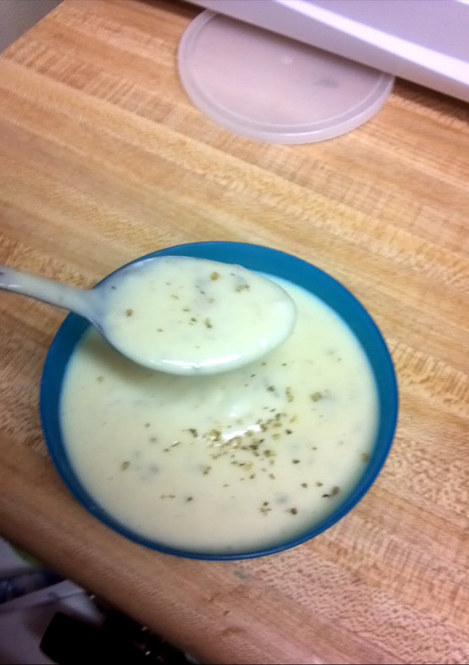 A picture of Midwest chowder (no seafood).
