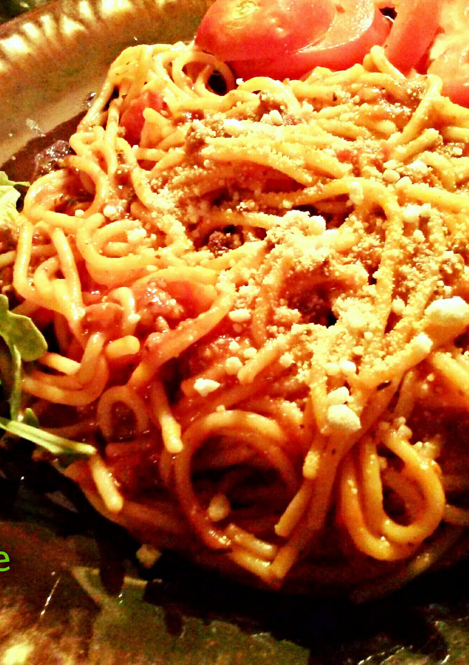 A picture of Spaghetti with Simple Sauce.