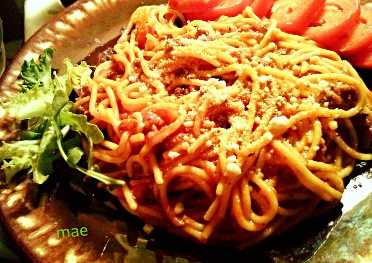 Easiest Way to Make Speedy Spaghetti with Simple Sauce