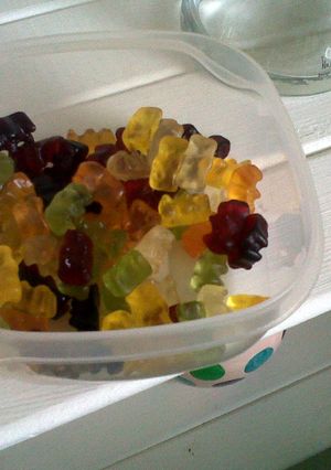 A picture of Vodka Gummy Bears.