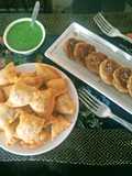 Mini Samosas And Arbi Ke Kebab #indvseng
