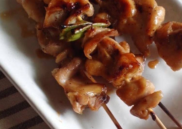 Steps to Prepare Any-night-of-the-week Easy Yakitori at Home