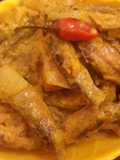 Tangra fish in rich gravy