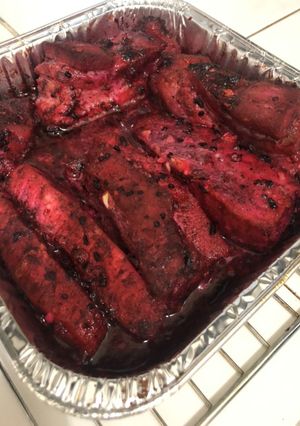 Foto resep Honey Pork Char Siu / Babi Panggang Merah