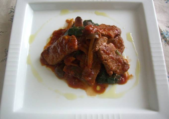 Easiest Way to Make Speedy One Pan Cooking! Easy Pork Stewed in Tomato