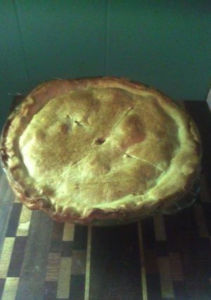 A picture of Simple chicken pot pie.