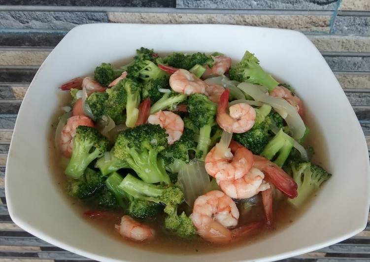 Resep Ca brokoli  udang oleh Ugi Cookpad