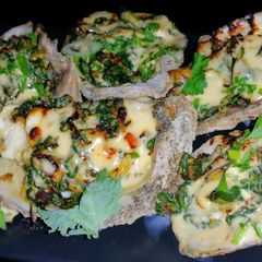A picture of Mike's EZ Pappadeaux Grilled Oysters.