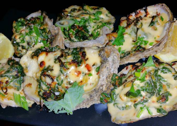 Recipe of Favorite Mike&#39;s EZ Pappadeaux Grilled Oysters