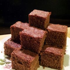 A picture of AMIEs Chocolate Peanut Brownies.
