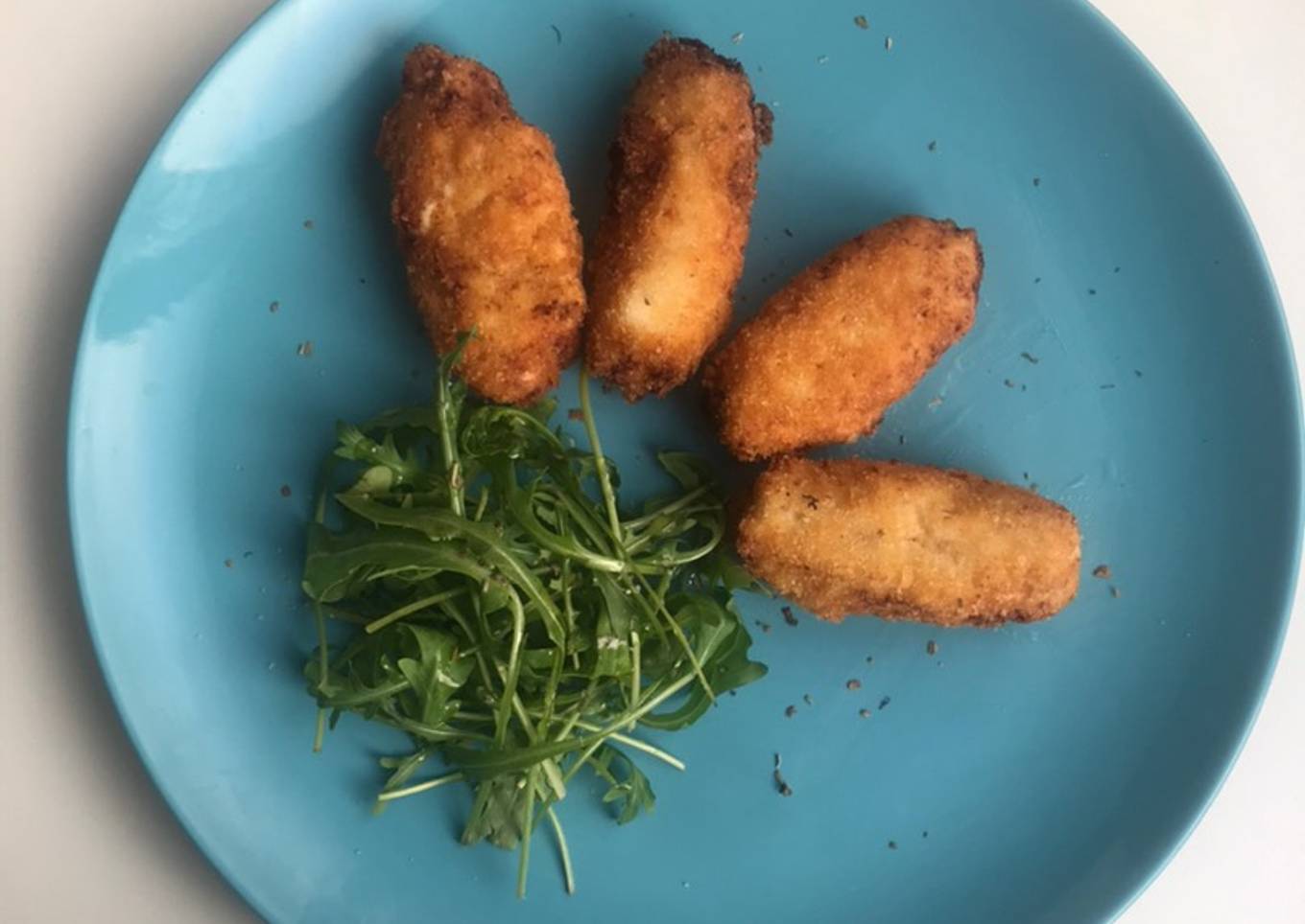 Croquetas de pollo asado