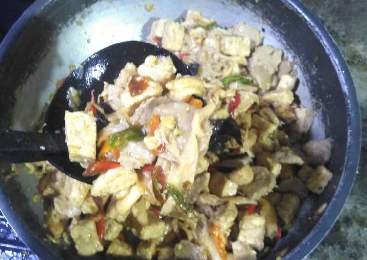 Tumis/oseng jamur,tempe&bakso Tumis/oseng jamur,tempe&bakso