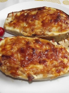 Töltött padlizsán #romania recept fotója