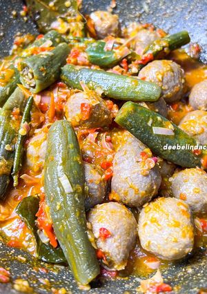 Foto resep Pentol Terong Balado Kecombrang