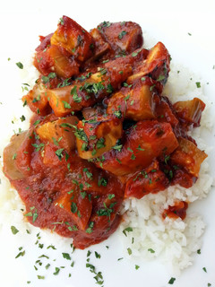 A picture of Eggplant In Spaghetti Sauce.