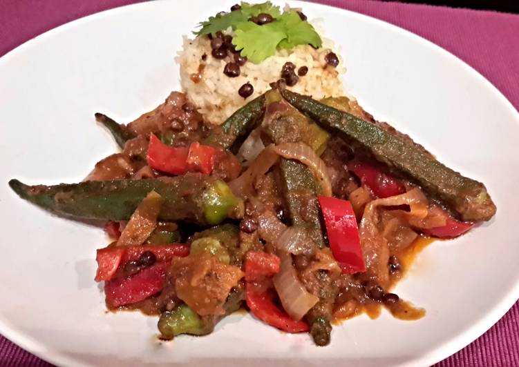 Recipe of Homemade Sig&#39;s Okra and Lentil Stew