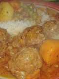 Estofado de albóndigas