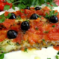 A picture of Plaice fillets Sorrento style (alla sorrentina).