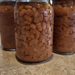 A picture of Canned Pinto Beans for Refried Beans.