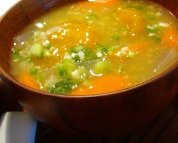 Easy Fast Cooking Kabocha Squash Dumpling Soup Delicious Steady