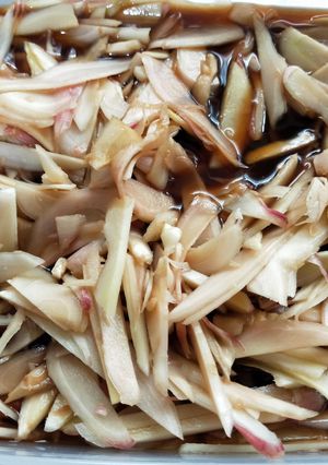 A picture of KaZ_gali (Japanese early ginger pickles).