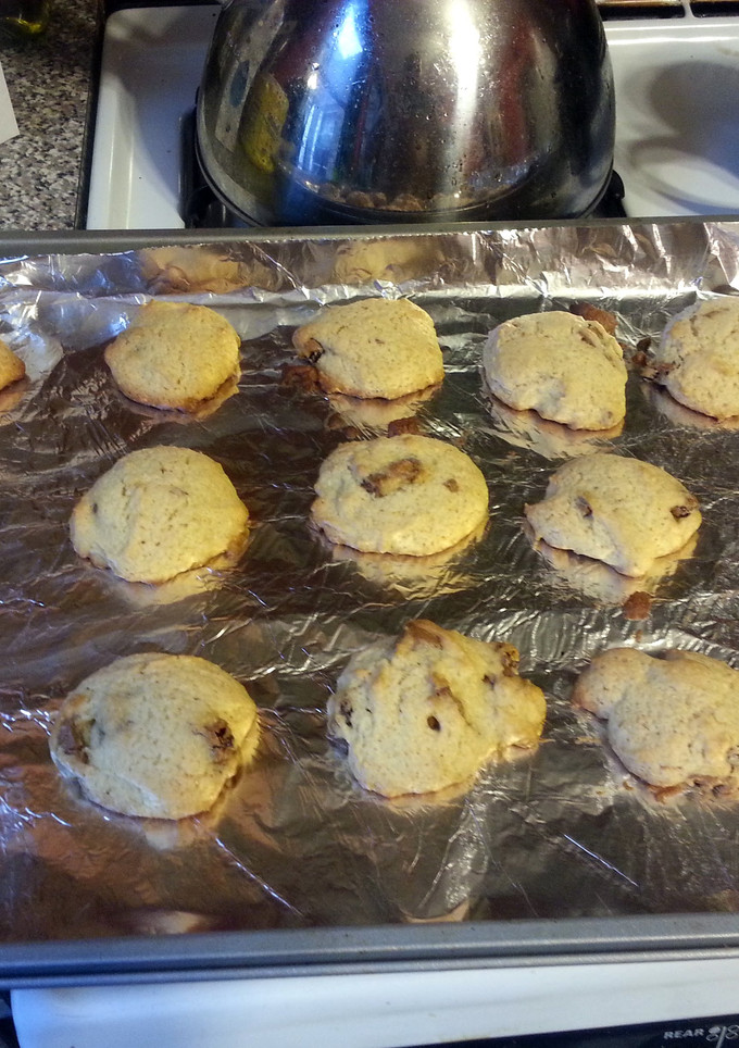 A picture of quick cookies, nuts!.