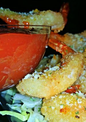 A picture of Mike's EZ Shrimp Cocktail Sauce.