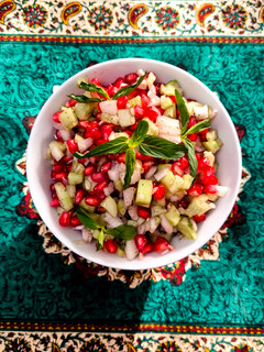 عکسی از دستور سالاد عمر پیاز دزفول