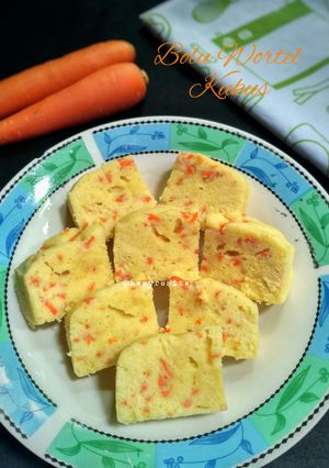Foto resep Bolu Wortel Kukus Tepung Beras (Gluten-free)