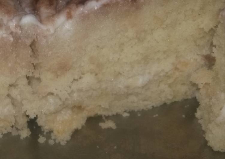 Recipe of Homemade Vanilla sponge cake with white chocolate ganache