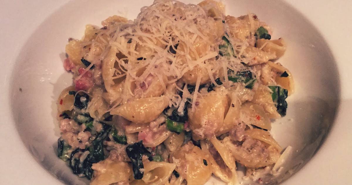 Swiss Chard With Pancetta Chilli And Penne Pasta Recipe By Graeme Miller Cookpad