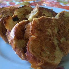 A picture of The "Naked" French Toast.