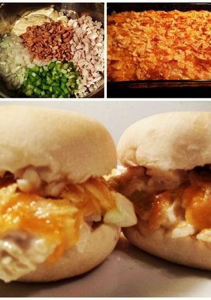 A picture of Hot Chicken Salad Sliders.