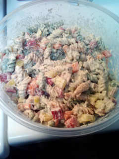 A picture of delicious tuna salad.