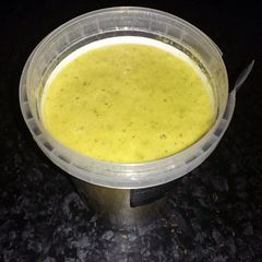 A picture of Sophie's easy crock pot nutmeg veg soup.