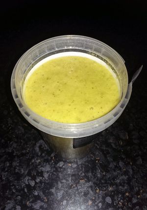 A picture of Sophie's easy crock pot nutmeg veg soup.