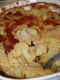 Cheesy Hasselback Potato Gratin