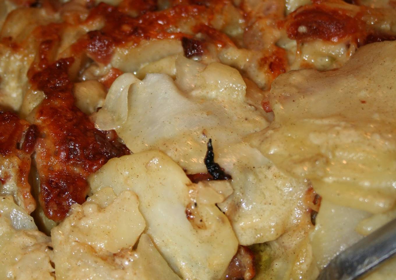 Potato without Hasselback cheese: