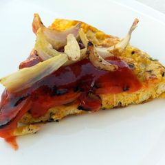 A picture of Onion Omelette.