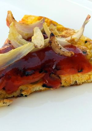 A picture of Onion Omelette.
