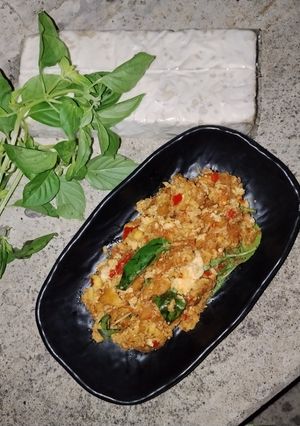Foto resep Tempe Telur Penyet
