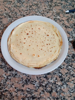 Una foto de Panqueques o crepes 💐