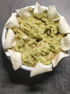 Una foto de Guacamole casero