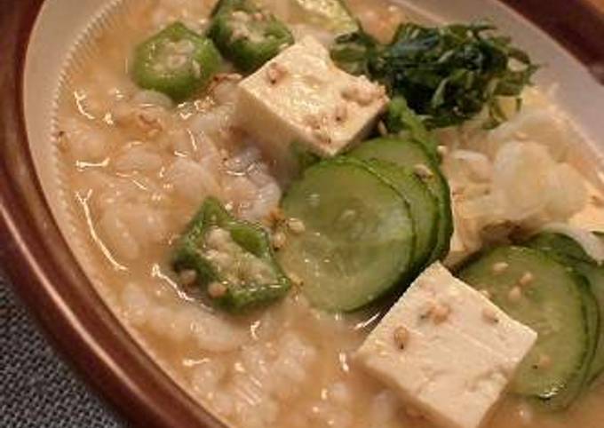 Recipe of Award-winning For Summer Fatigue Simple Cold Miso Soup