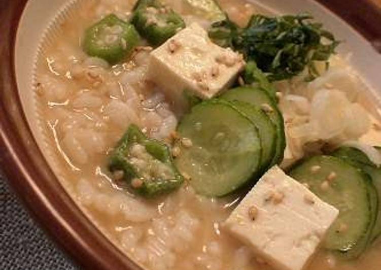 Recipe of Ultimate For Summer Fatigue Simple Cold Miso Soup