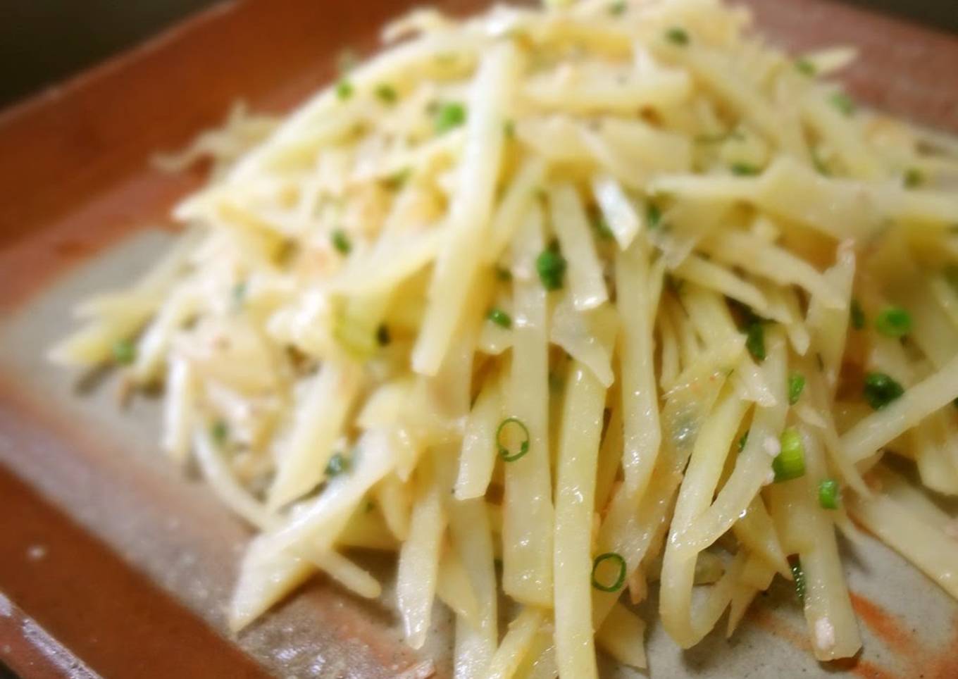 Potato Fermented Krill Stir-Fry
